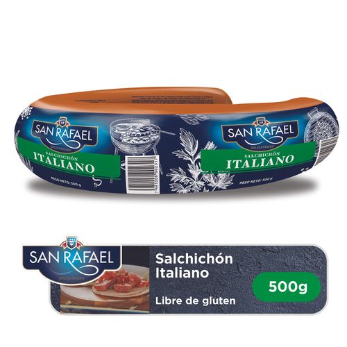 Salchichón Italiano San Rafel, Libre De Glúten - 500g