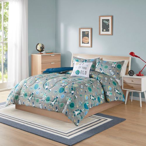 Juego de edredón Mainstays Jason de 4 piezas Full/Queen