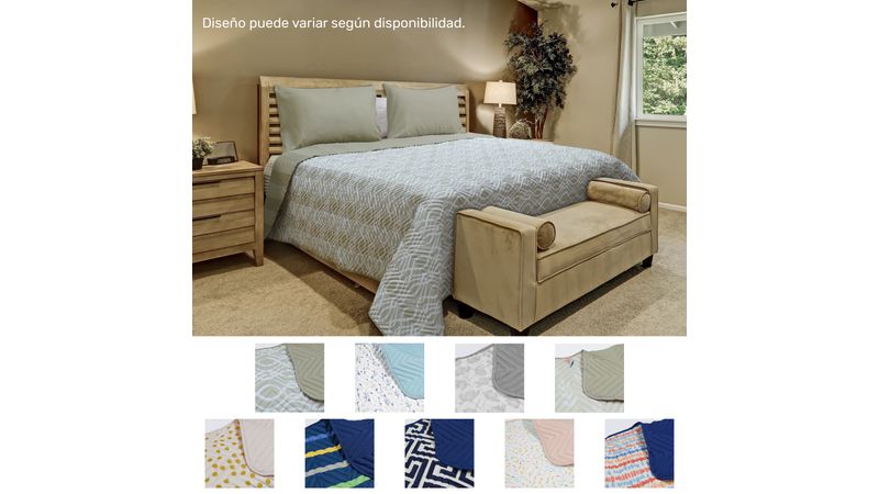 Comprar Cubrecama liso Dormiplus Queen