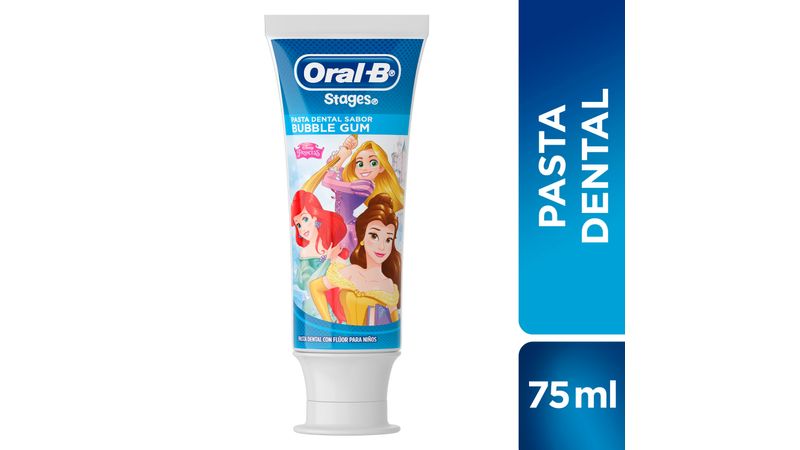 Oral B Pro Salud Stages - Pasta Dental para Niños, modelos surtidos (Cars,  Mickey, Princesas, Toy Story), 75 ml / 100 gr