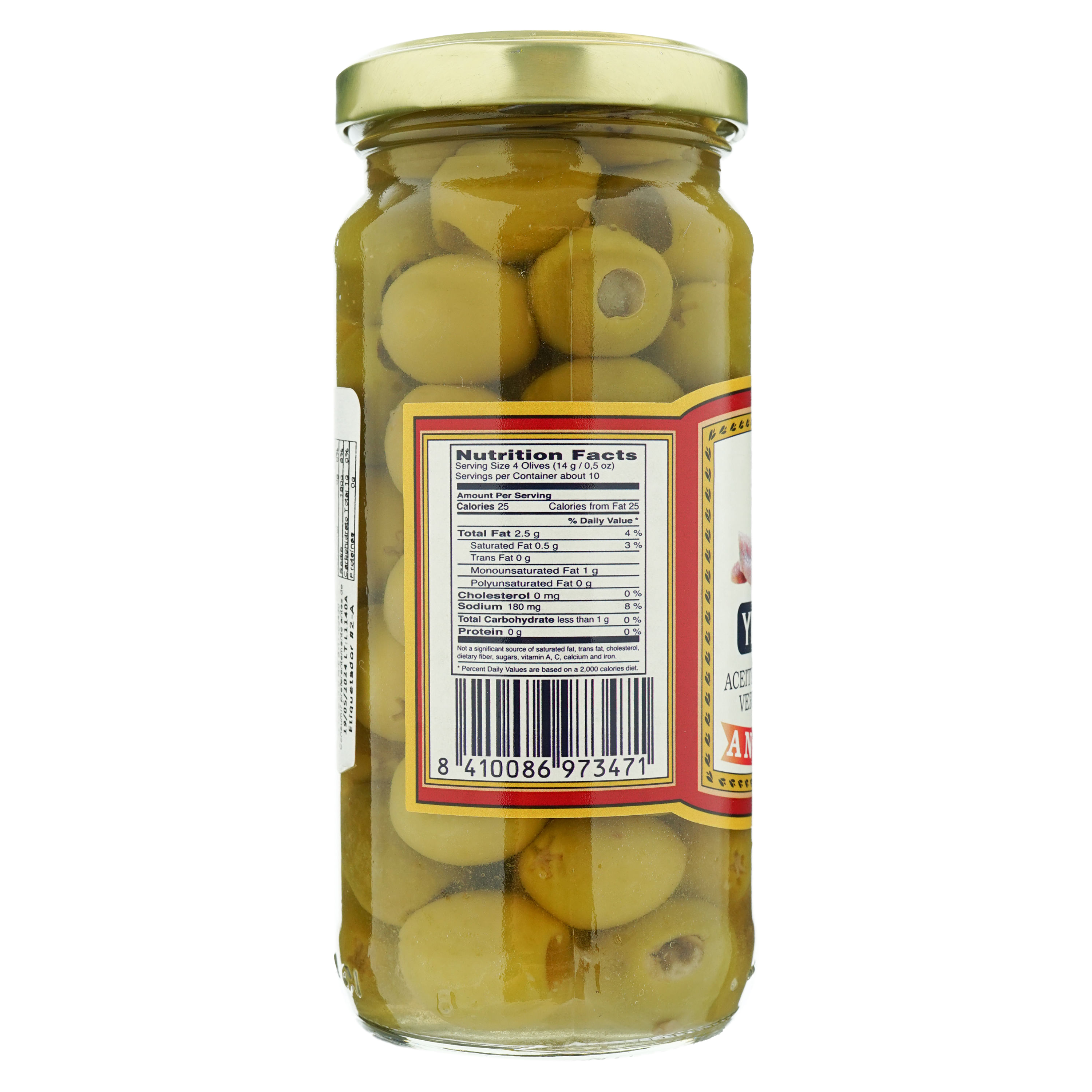 Comprar Aceituna Ybarra Rellena Anchoas 240gr Walmart Costa Rica