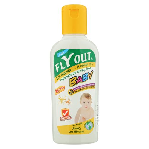Repelente Fly Out Loción Para Bebé -130ml