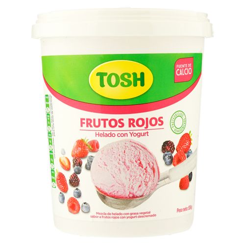 Helado Tosh Yogurt Frutos Rojos -536gr