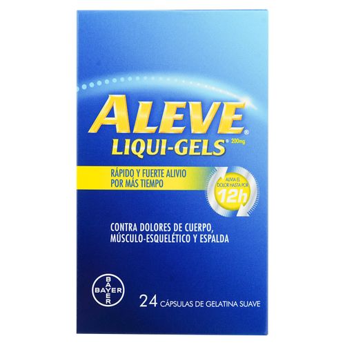 Aleve Liqui-Gels, Precio indicado por unidad