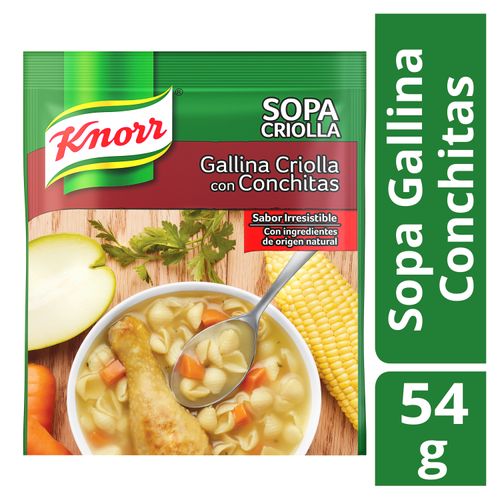 Sopa Gallina Criolla Knorr - 54gr