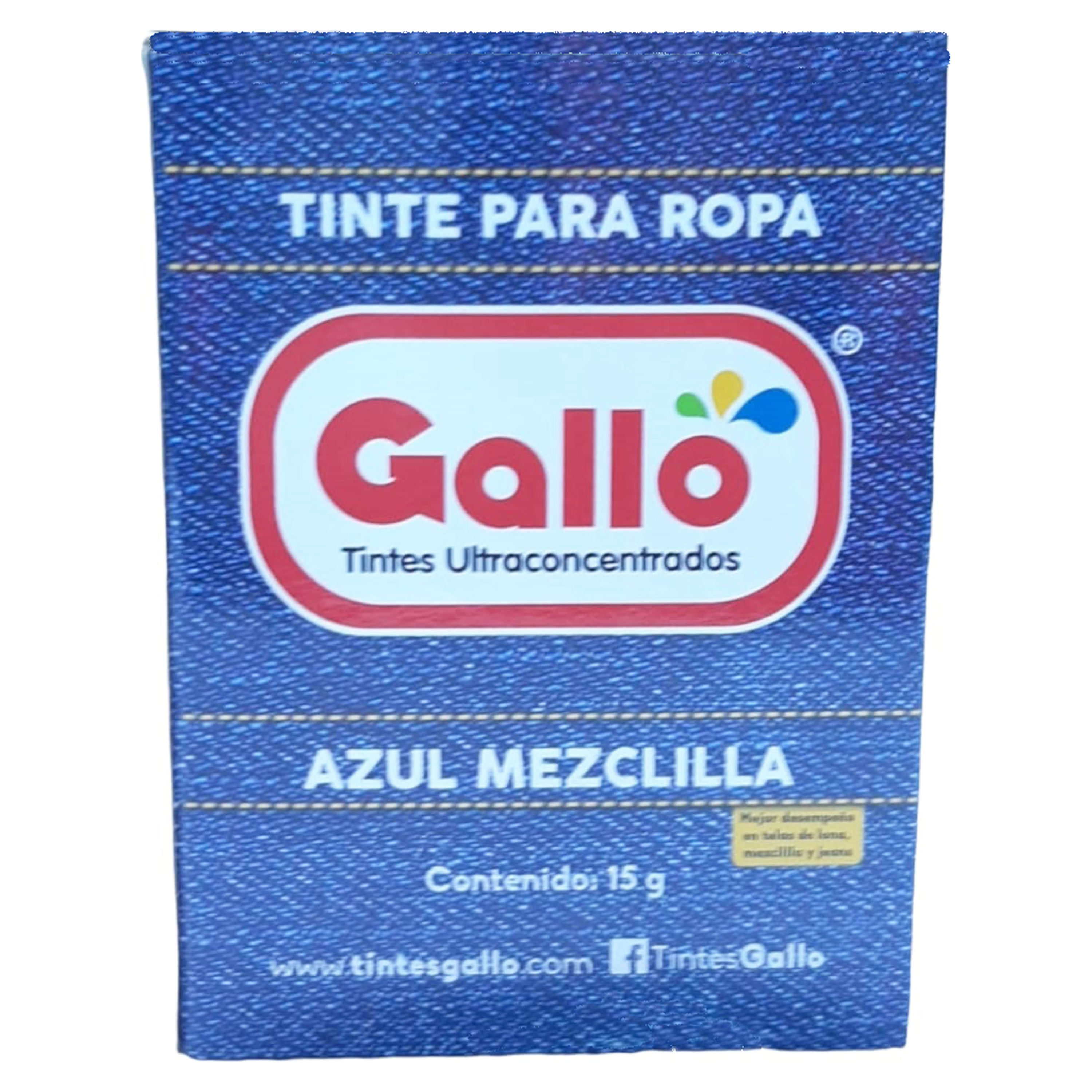 Comprar Tinte En Gallo Ropa Color Mezclilla -15gr Walmart Costa
