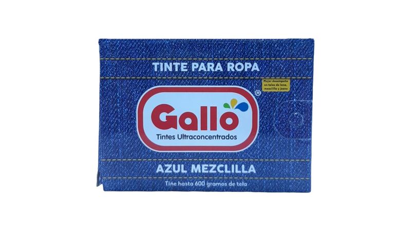 Comprar Tinte Polvo Gallo Para Ropa Color Mezclilla -15gr | Walmart Costa Rica