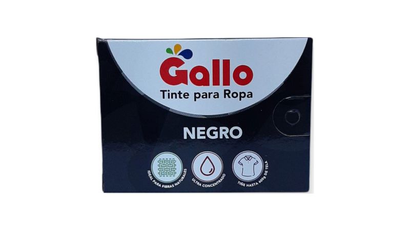 Tinte En Polvo Gallo Para Ropa Color Negro -15gr - Maxi Palí