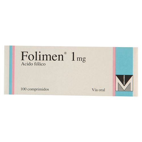 Folimen Menarin 1 Mg, Precio indicado por unidad