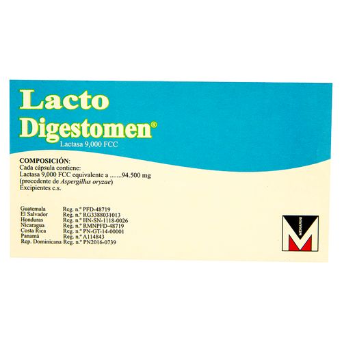 Lacto Digestomen Menarini, Precio indicado por unidad
