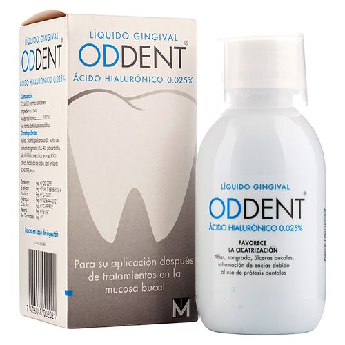 Líquido gingival Oddent ácido hialurónico 0,025% - 150 ml