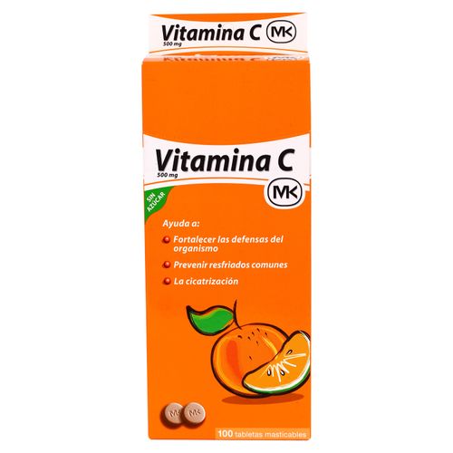Vitamina C Mk 500 Mg X 100 Tabletas