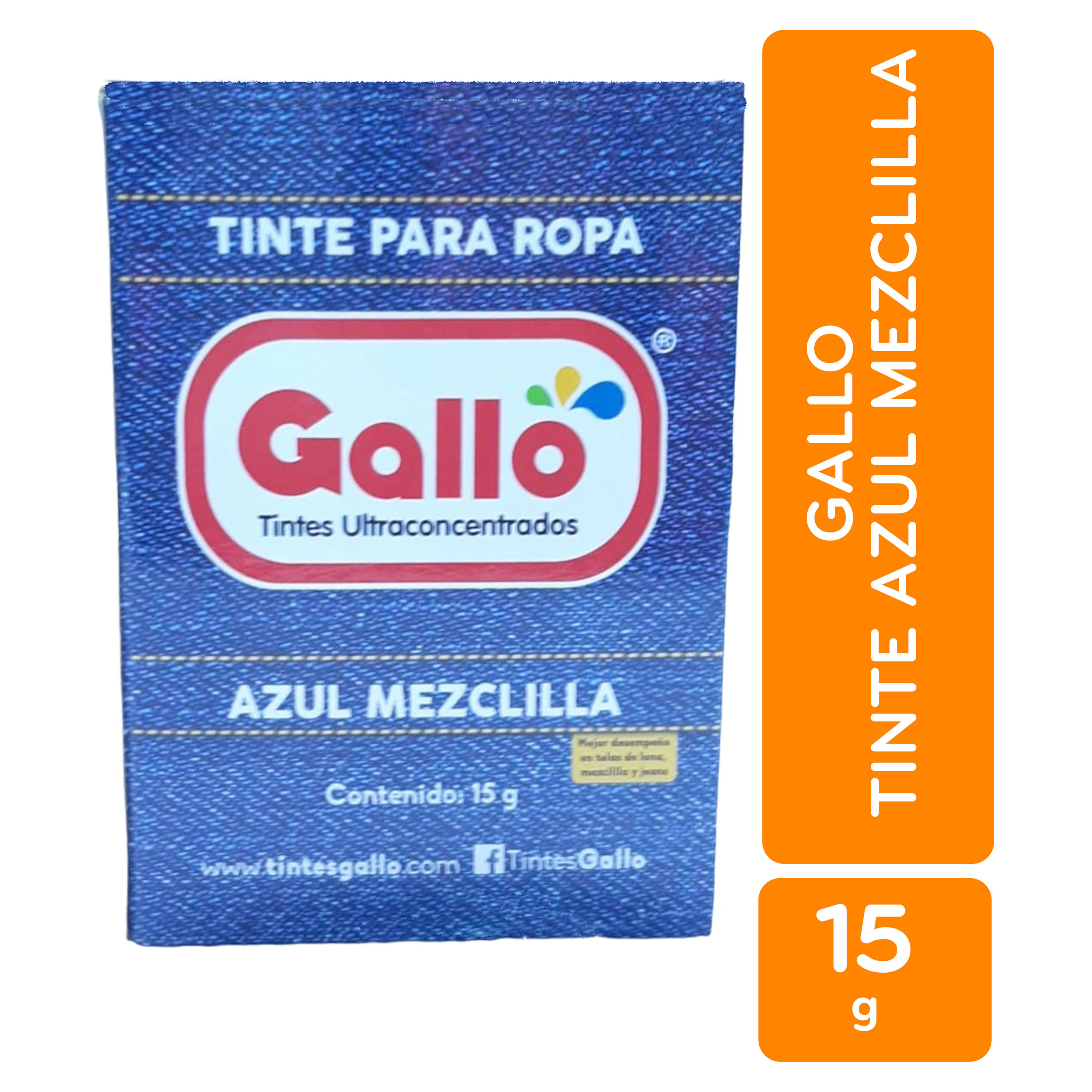 claramente Hacia fuera juego Comprar Tinte En Polvo Gallo Para Ropa Color Mezclilla -15gr | Walmart  Costa Rica