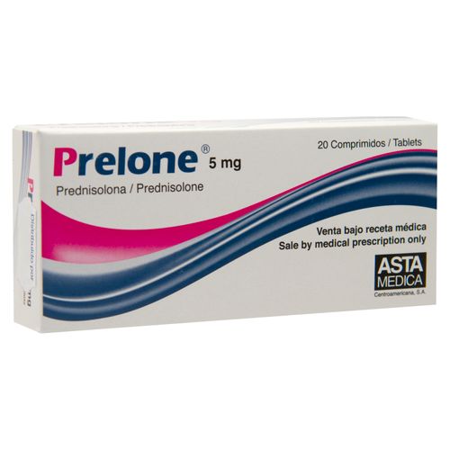 Prelone 5 Mg, Precio indicado por unidad