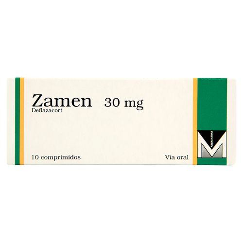 Zamen Menarini 30 Mg, Precio indicado por unidad