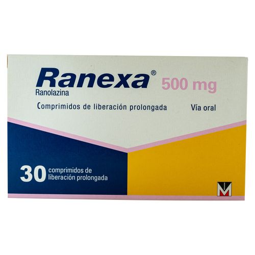 Ranexa Menarini 500 Mg X 30 Tabletas