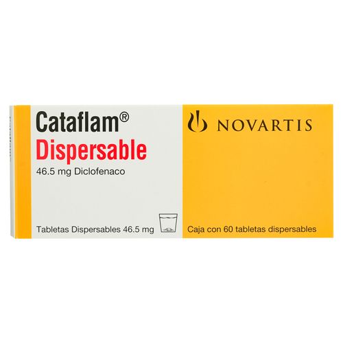 Cataflam Novartis Dispersable, Precio indicado por unidad