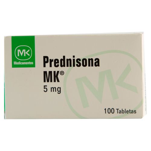 Prednisona Mk 5Mg X100 Tab