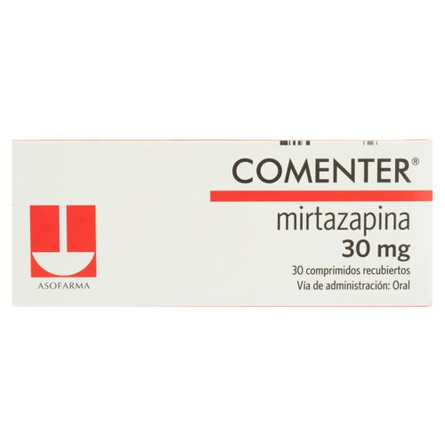 Comenter Asofarma 30 Mg X 30 Tabletas