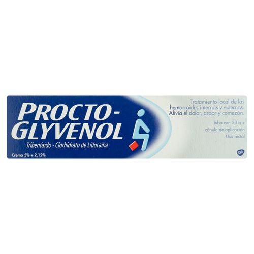 Crema Procto Glyvenol tratamiento local para hemorroides - 30 g