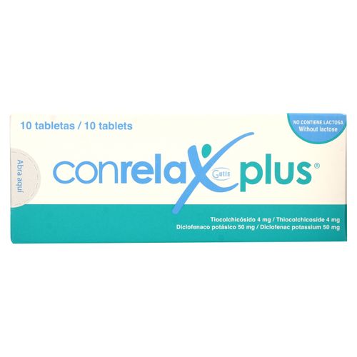 Conrelax Plus Tab, Precio indicado por unidad