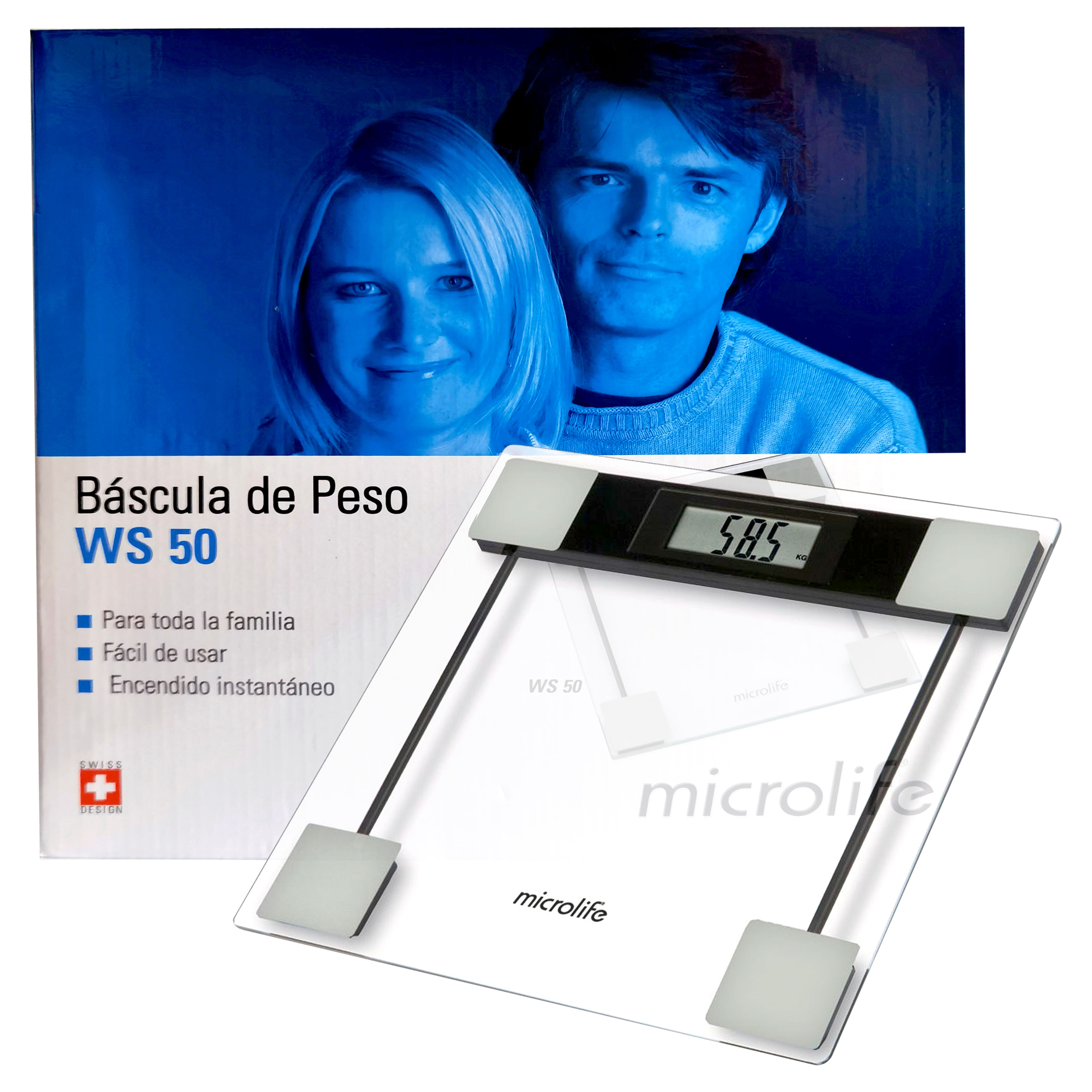 Bascula digital de peso Microlife WS50 en LALEO