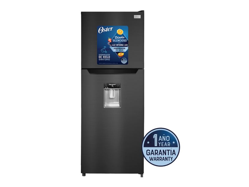 Refrigerador-No-Frost-Oster-12-Pies-Cubicos-Color-Black-Inox-Con-Luz-Interna-Led-Y-Dispensador-De-Hielo-Twist-1-76591