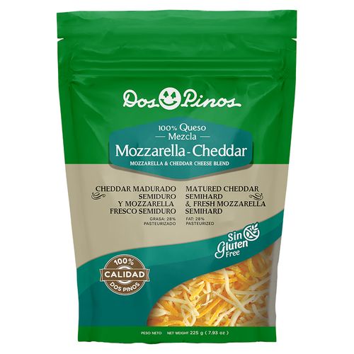 Queso Rallado Mozarella Cheddar -225 G