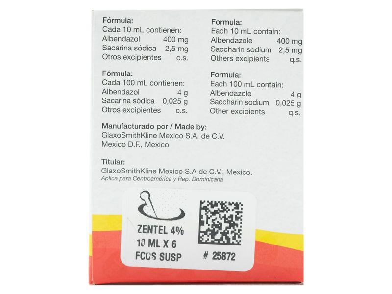 Comprar Zentel 4 400 Mg 10 Ml Walmart Costa Rica 1199