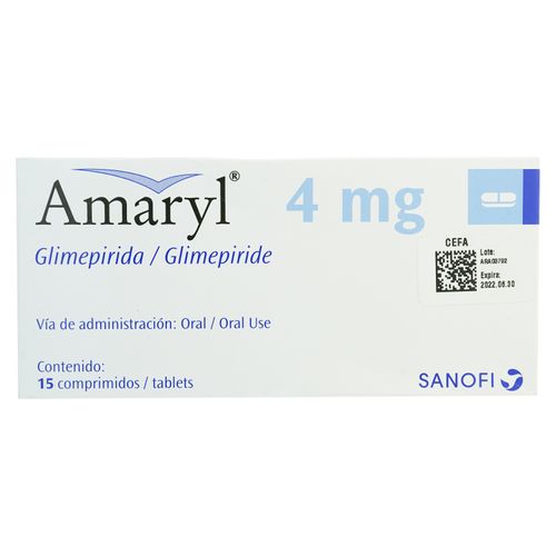 Amaryl 4Mg X15 Tab