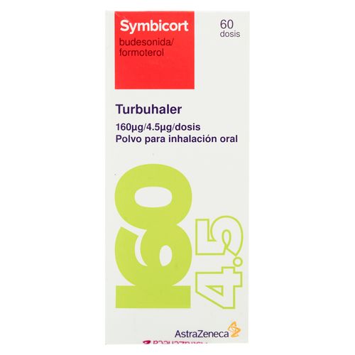 Symbicort Turbuhaler. 160/4.5Mcg X60 Inh X Caja