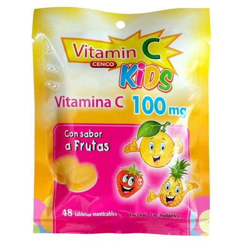 Vitamina C Kids 100 Mg, Precio indicado por unidad