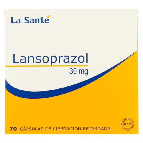 Lansoprazol 30 Mg, Precio indicado por unidad