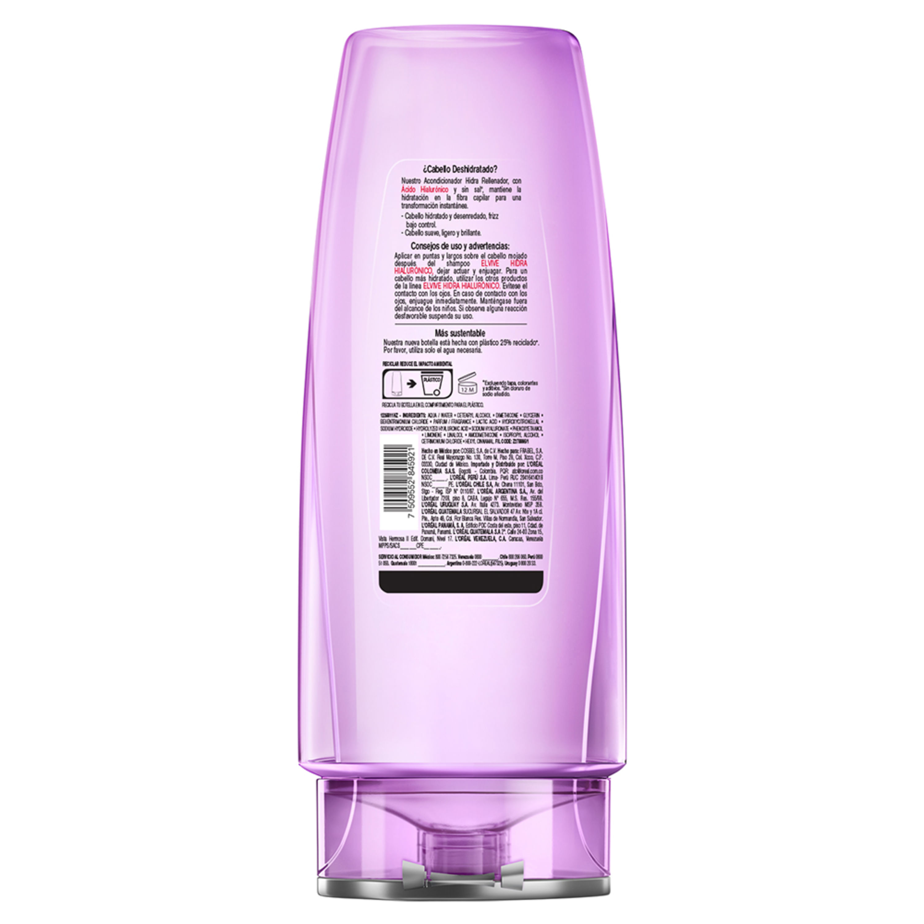 Shampoo L'Oréal Elvive hidra hialurónico cabello deshidratado 680 ml