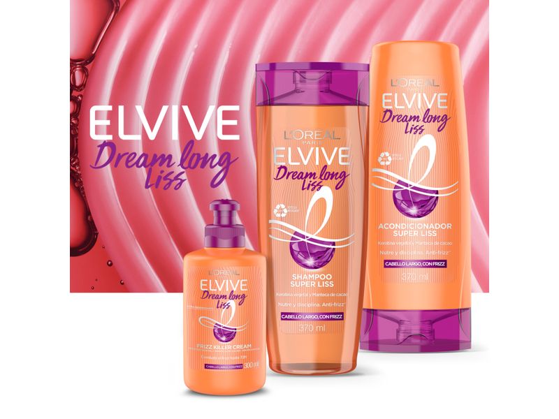 Crema-Para-Peinar-Frizz-Killer-L-Or-al-Par-s-Elvive-Dream-Long-Liss-300ml-6-27033