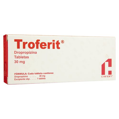 Troferit 30 Mg, Precio indicado por unidad