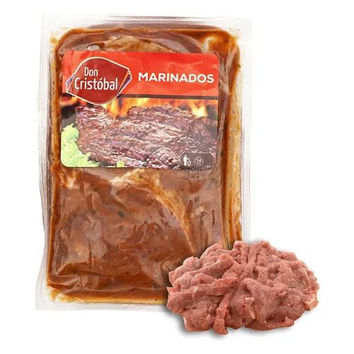 Fajitas De Res Marinadas BBQ Don Cristobal, Empacado, Precio indicado por Kilo