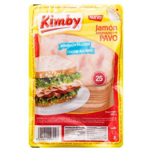 Jamón Ahumado Kimby Pavo - 350Gr