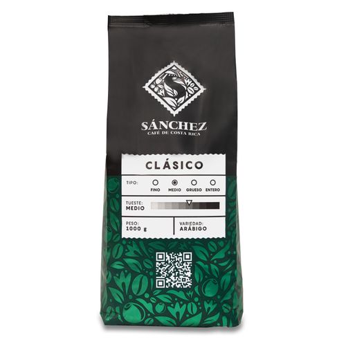 Café Sánchez Clásico Molido Tueste Medio -1000gr