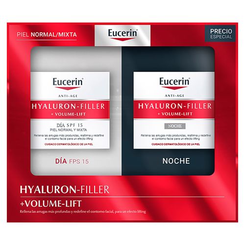 Pack Crema Eucerin Facial HF Día Y Noche -50ml