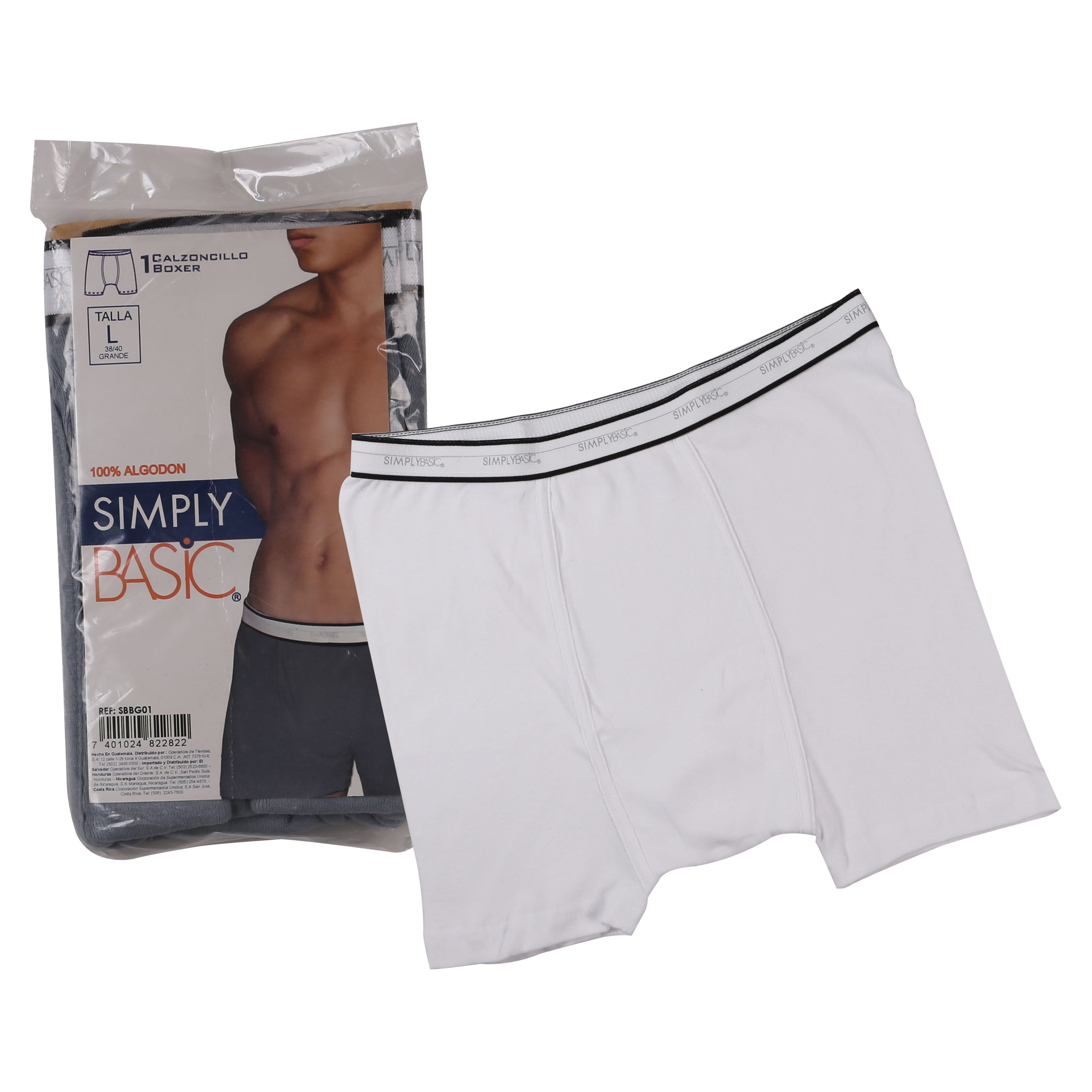 Boxer de Caballero Blanco Talla 38 – 42 – Centro Lago Mall