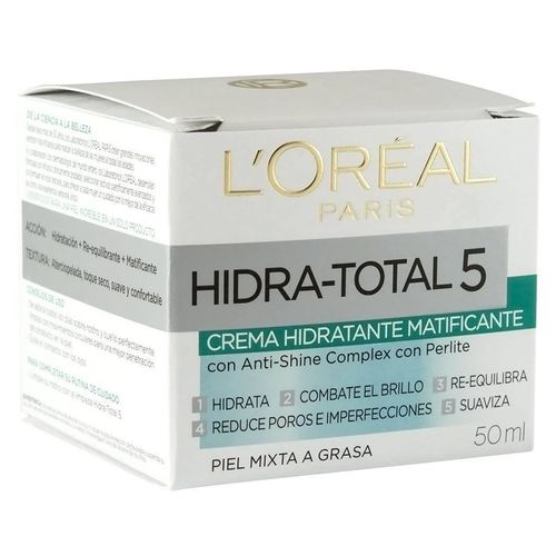 Crema Hidratante Matificante L'Oréal París Hidra Total -50ml
