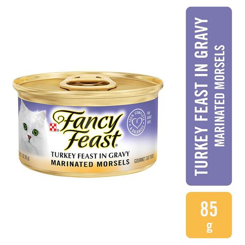 Alimento Húmedo Gato Adulto Purina Fancy Feast  Turkey Feast in Gravy