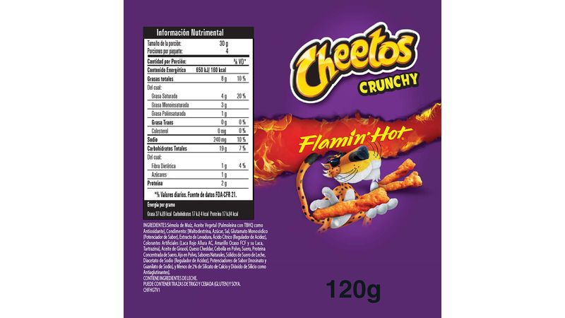 CHEETOS CRUNCHY FLAMIN' HOT