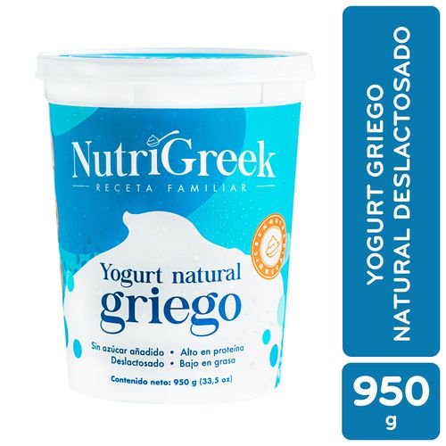 Yogurt NutriGreek Griego natural - 950 g
