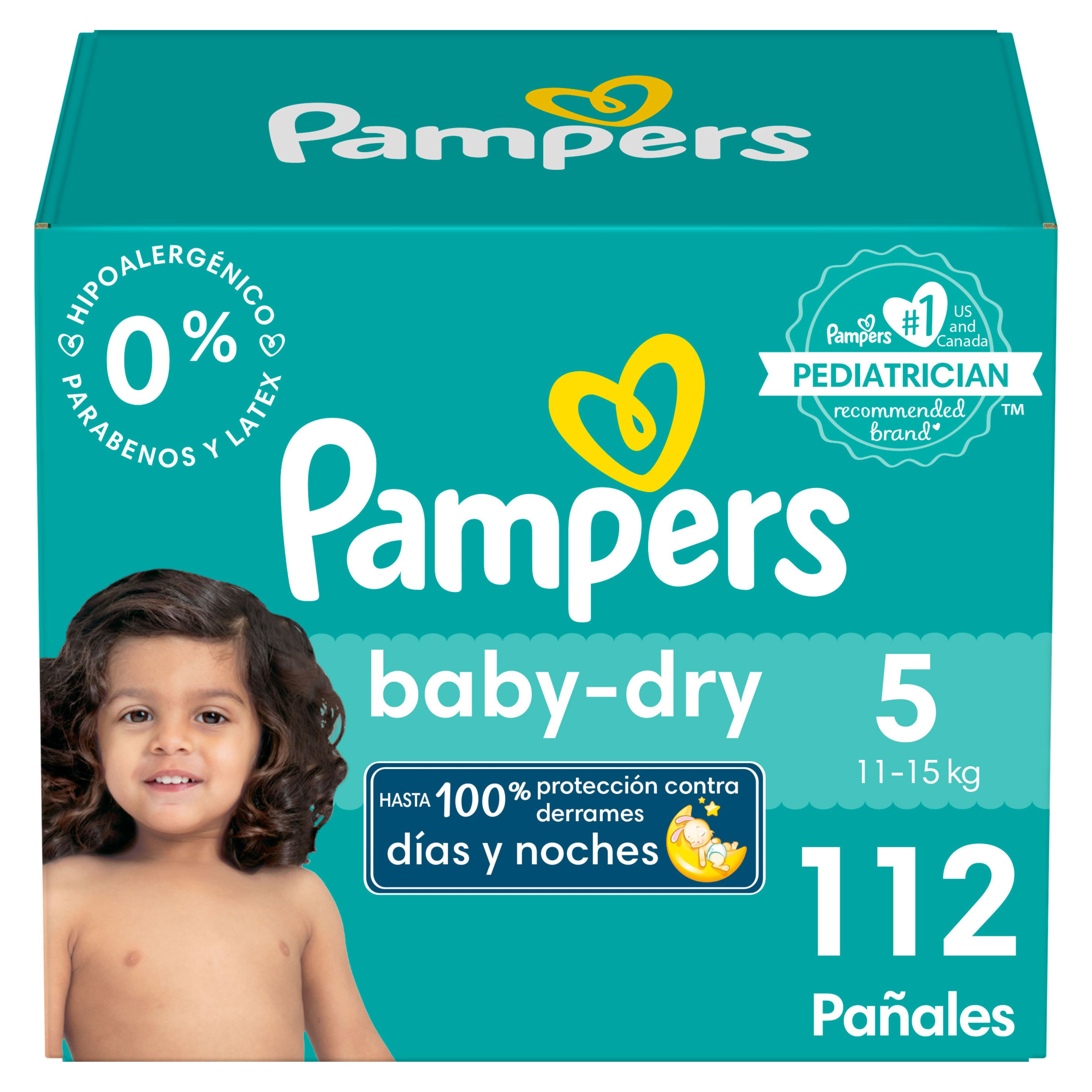 Manhattan mental irregular Comprar Pañales Pampers Baby-Dry Talla 5, 11-15kg -112uds | Walmart Costa  Rica