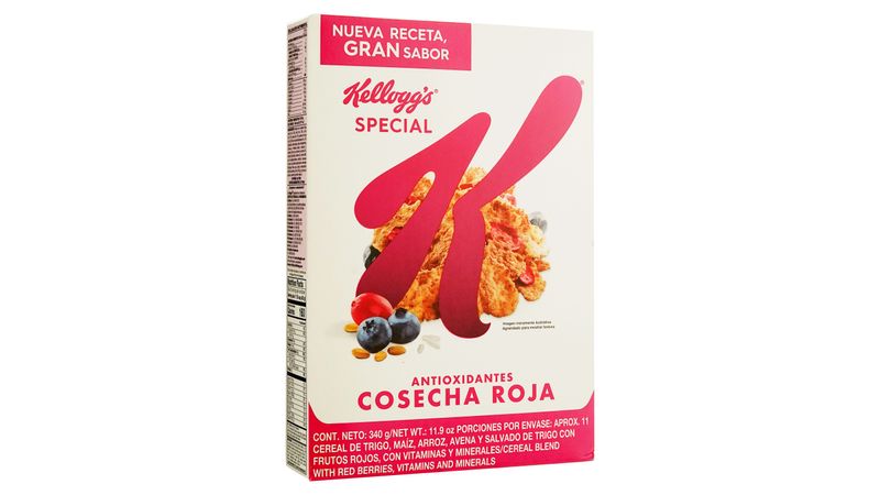 Comprar Cereal Kellogg's® Special K® Antoxidantes Cosecha Roja de Arándanos  y Moras - Cereal de Trigro, Maíz, Arroz