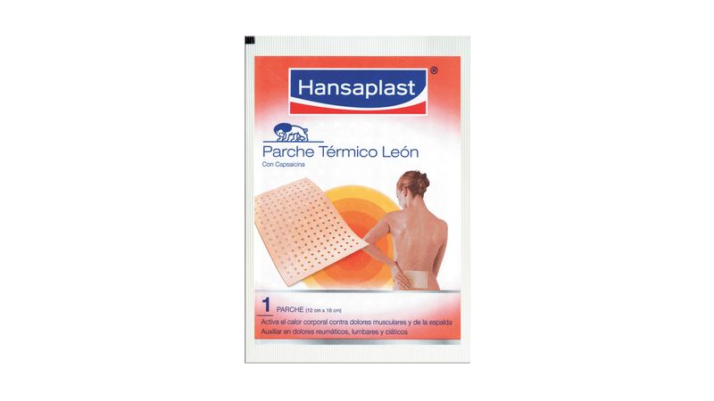 Hansaplast Med Parche Calor Talla PequeÑa 2 Unidades 10x15 Cm