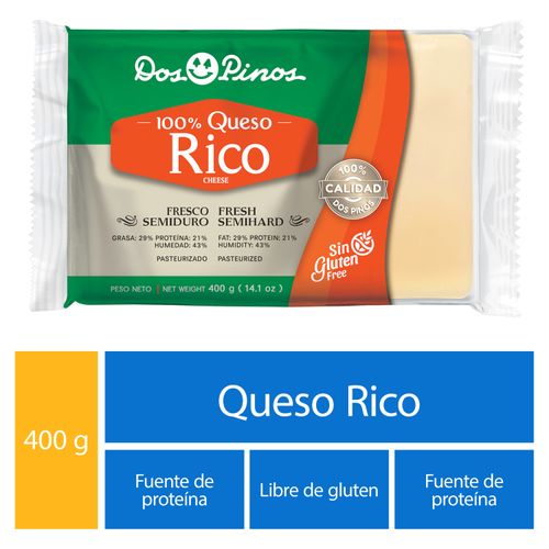 Queso Dos Pinos Rico - 400Gr