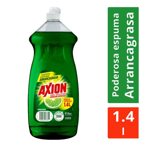 Lavaplatos Líquido Axion Limón 1.4 l